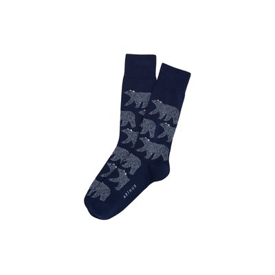 Chaussettes en coton imprimé Nuit polaire ARTHUR