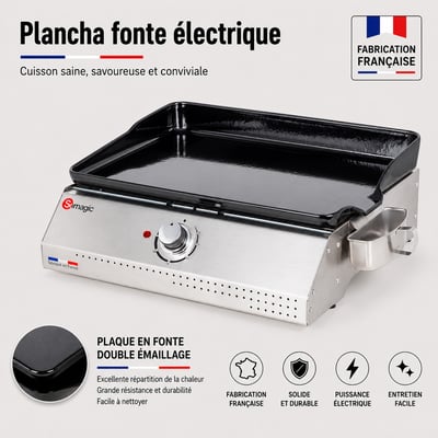 Plancha électrique pour 8 convives SOMAGIC