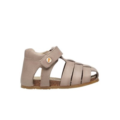 Sandales semi-fermée en cuir ALBY FALCOTTO