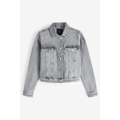 Veste courte en denim à col polo NEXT