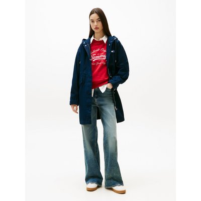 Manteau midi cintré à capuche TOMMY JEANS