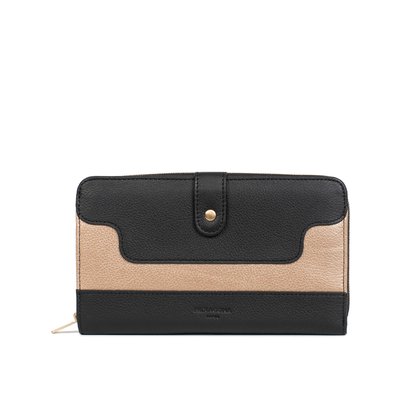 Compagnon de voyage  1 volet  Stop RFID  Cuir BAHIA HEXAGONA