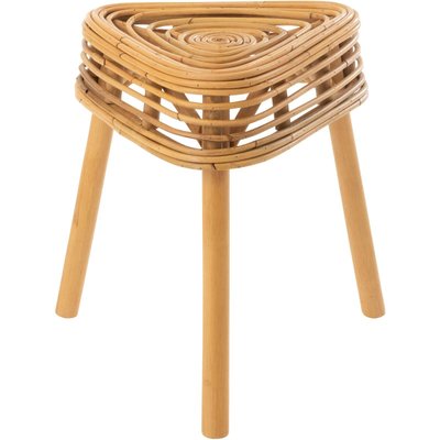 Tabouret en rotin triangulaire Kenney JOLIPA