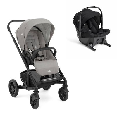 Poussette duo Chrome Pebble + siège auto Sprint Eclipse JOIE