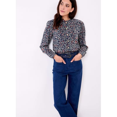 Chemise brodée gaze de coton bio ENOLA LA FIANCÉE