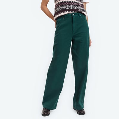 Cotton Wide Leg Trousers LA REDOUTE COLLECTIONS