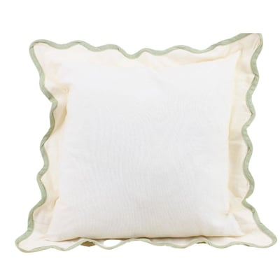 Coussin contour vagues 40x40cm ORNAMI