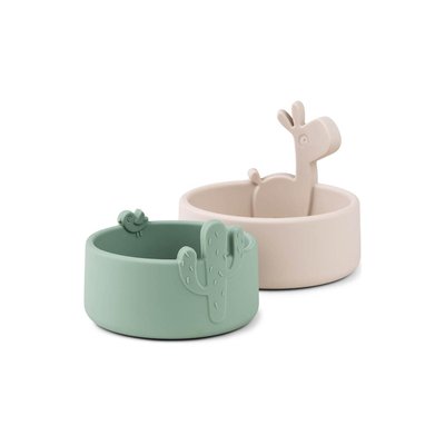 Lot de 2 bols en silicone DONE BY DEER