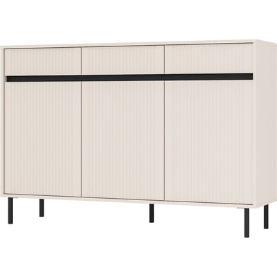 Commode bois collection OSAKA fronts rainurés RECOLLECTION