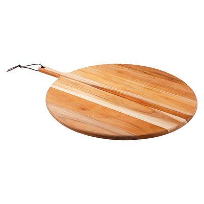Tábua Madeira Teca Pizza 30 cm, da Tramontina TRAMONTINA