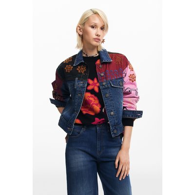 Veste en denim patchwork DESIGUAL