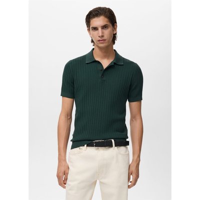 Polo maille fine chevrons MANGO MAN