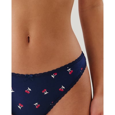 Tanga en coton à motifs cerises COZAZAIZ CHERR UNDIZ