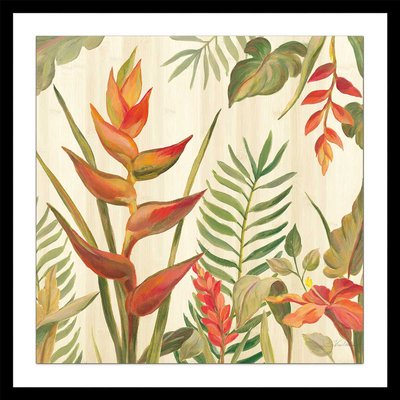 Affiche Oiseaux du paradis en aquarelle HEXOA