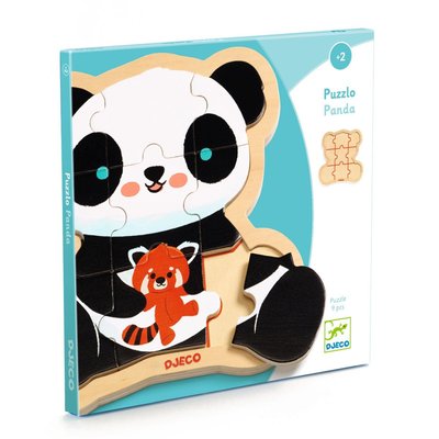 Puzzle en bois Panda DJECO