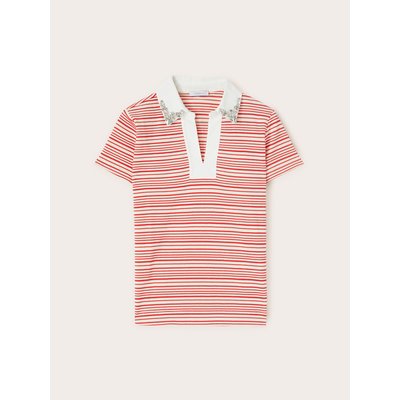 T-shirt à rayures en jersey de coton mélangé MOTIVI