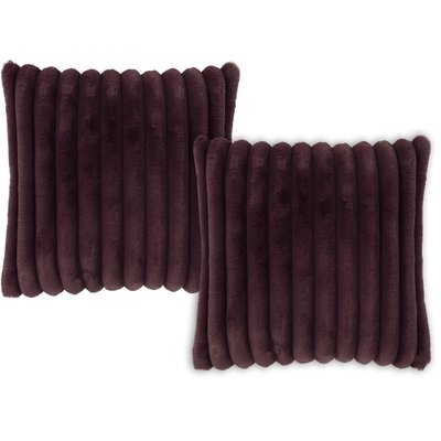 Housses de coussin velours cotelé RAYA -Lot de 2 MAGMA HEIMTEX