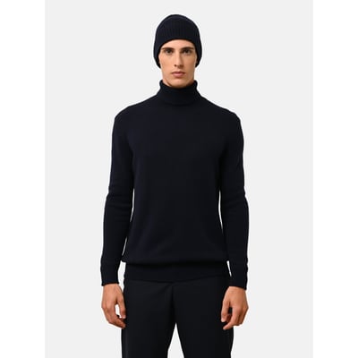 Pull Col Roulé 4 Fils Navy Sacha JUST CASHMERE