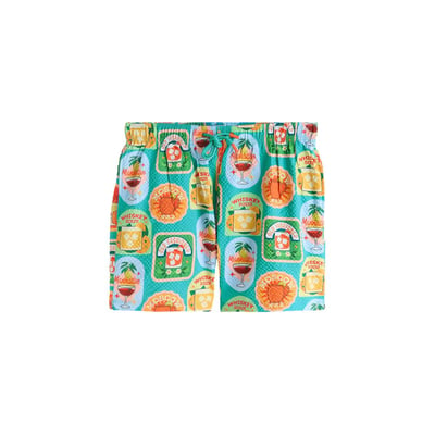 Short de bain 5 pouces en seersucker NEXT