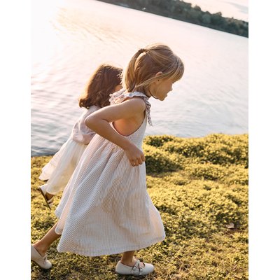 Robe en Coton Texturé Brothers & Sisters ZIPPY