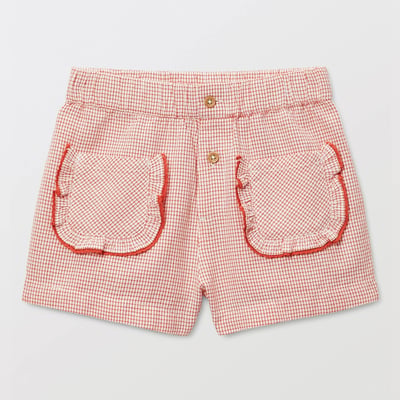 Short à carreaux en coton BOUT'CHOU