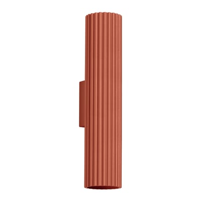 Applique Aluminium Ocre Rouge GU10 2 Karbon 30 EDEN