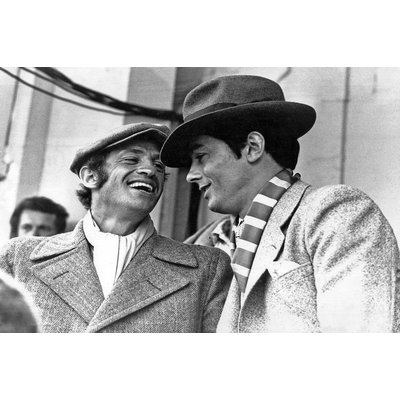 Tableau cinéma Belmondo et delon HEXOA