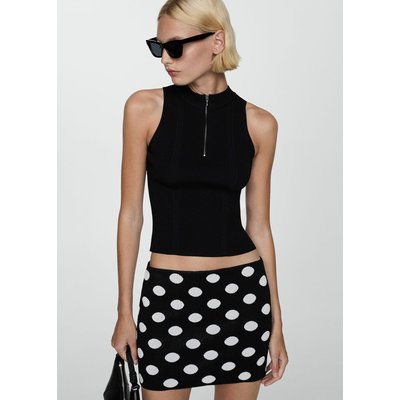 Jupe pois mango cheap