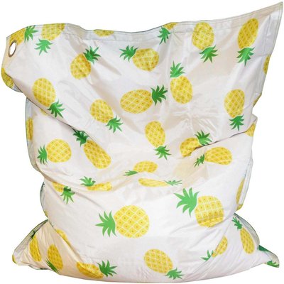 Maxi coussin imprimé intérieur extérieur 140 x 180 cm Ananas JARDINDECO