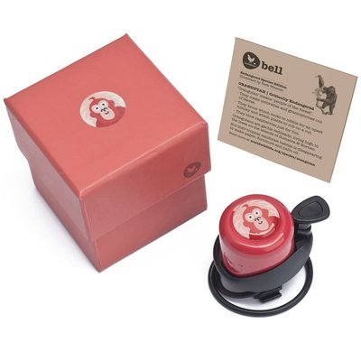 Sonnette Draisienne - Rouge Orang Outan WISHBONE DESIGN STUDIO