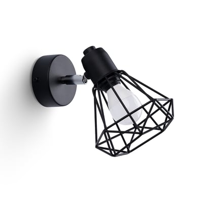 Applique Acier Noir E14 1 Artemis EDEN