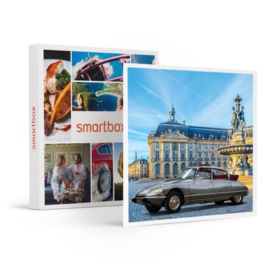 Bordeaux de nuit en DS présidentielle avec chauffeur privé (2h)- SMARTBOX - Coffret Cadeau Multi-thèmes SMARTBOX