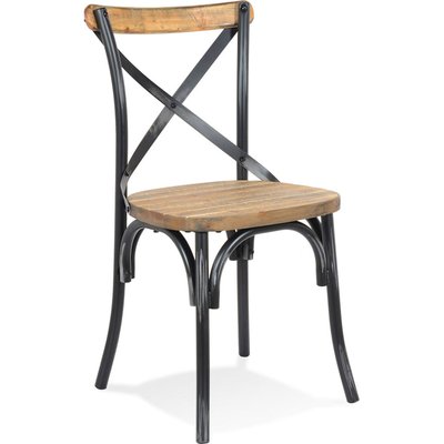 Chaise en bois et métal, effet vieilli, Ranch KOKOON DESIGN