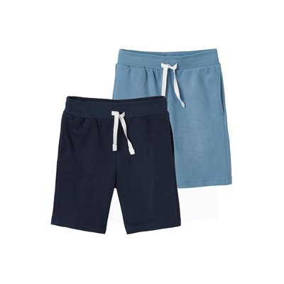 Lot de 2 bermudas en molleton Oeko-Tex® VERTBAUDET