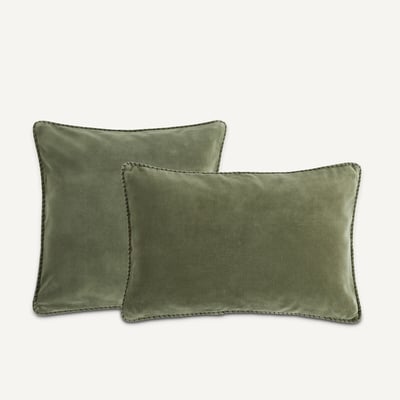 Parma Cushion Cover in Washed Cotton Velvet AM.PM