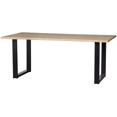 Table à manger en chêne 4 couverts TABLO-B U-PIED WOOOD