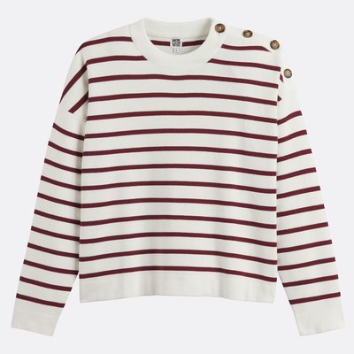 Camisola estilo marinheiro, em algodão LA REDOUTE COLLECTIONS