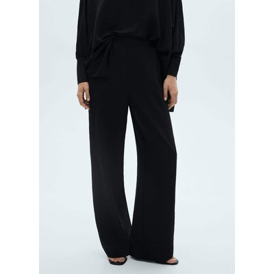 Pantalon droit maille MANGO