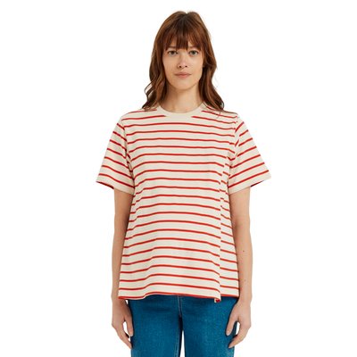 T-shirt rayé grossesse et allaitement en coton biologique* VERTBAUDET