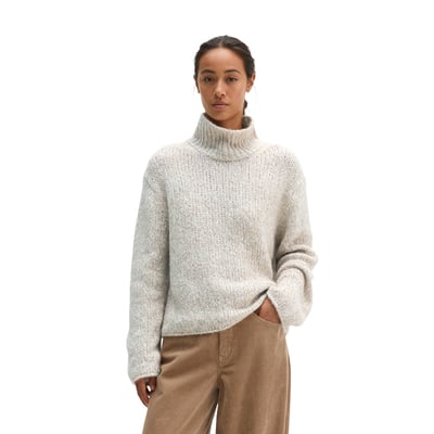 Pull ample en un mélange doux de coton bio et de laine d'alpaga MARC O'POLO