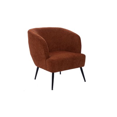 Fauteuil de salon en velours chiné - ELVA AMADEUS