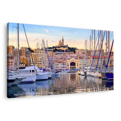 Tableau Mural Bateaux Vieux Port De Marseille MER CEANOTHE
