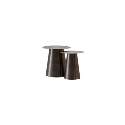 Lot de 2 tables d'appoint en métal JIGGY CHEHOMA