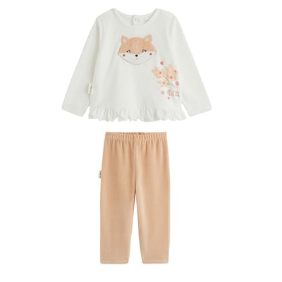 Pyjama enfant 2 pièces en velours Petite Rêveuse PETIT BEGUIN