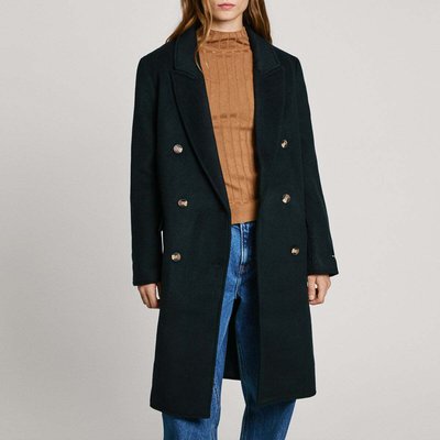 Manteau drap de laine, double boutonnage BETH PEPE JEANS