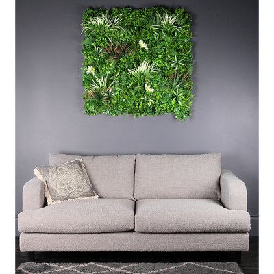 100x100cm Artificial Mixed Grasses Living Wall Panel SO'HOME