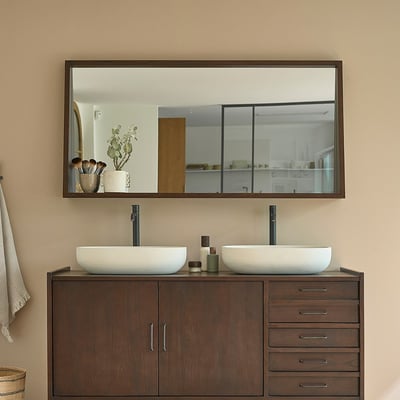 Miroir en bois massif 135x67 cm  VINTAGE BERAH GETAH