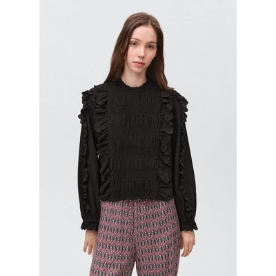 Blouse froncée volants MANGO TEEN