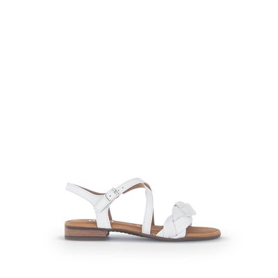 Sandales en cuir lisse à talon décroché GABOR