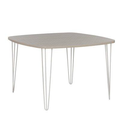 Table à manger carrée pieds filaires Lemon - Fabrication Française CALICOSY